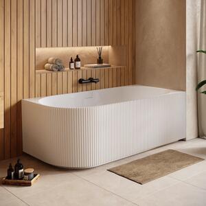 Badplaats Vasca da Bagno Havana 170 x 80 x 58 cm – Vasca Angolare – Bianco Lucido – Sinistra