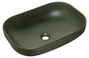 Lavabo in Vetroceramica NELI, verde, 50 cm