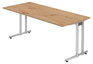 Bümö Scrivania Serie-N - Decorazione: rovere nodoso, dimensioni: 180 x 80 cm