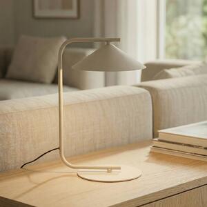 Lampada da tavolo Lume TK Lighting, Crema / Ambra, Camera da letto, Metallo, Lampada da tavolo