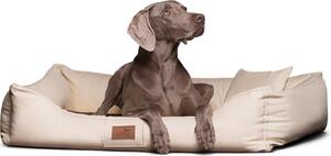 Tierlando MADDOX KOMFORT cuccia per cani divano in Pelle finta S - XXL - dimensioni: 150x100cm | colore: 05 crema