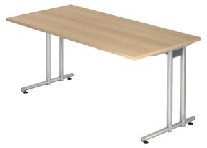 Bümö Scrivania Serie-N - Dimensioni: 160 x 80 cm, Decorazione: rovere