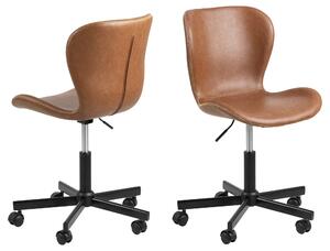 Sedia da ufficio Bali marrone