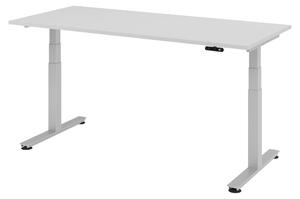 Scrivania elettrica bümö XDSM - Struttura: argento, finitura: grigio, dimensioni: 180 x 80 cm