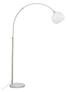 Lampada da terra Lindby, Alverton, Bianco, Soggiorno, Metallo, Moderno