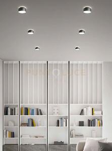 Baum plafoniera doppia emissione led 3000k 720lm 6+3w ip20 nero