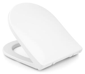 VIGOUR V3 DERBY: sedile WC compatto a ingombro ridotto, con chiusura ammortizzata e smontabile, bianco