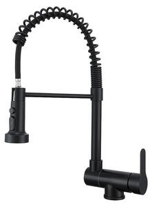 Rubinetto da cucina pieghevole con 3 getti