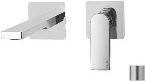 Paffoni Tango - Miscelatore da incasso per lavabo con corpo, installazione a 2 fori, acciaio inox TA104ST70