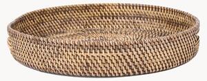 Vassoio decorativo in rattan intrecciato a mano Carry-All