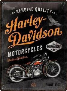 Cartello in metallo Harley-Davidson - Timeless Tradition, (30 x 40 cm)
