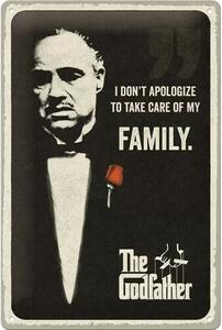 Cartello in metallo The Godfather - I don't apologize