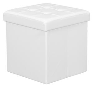 ZARA - pouf quadrato in ecopelle