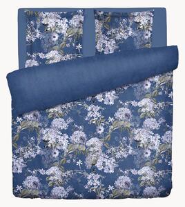 Set lenzuola in raso di cotone Hortensia, varie misure