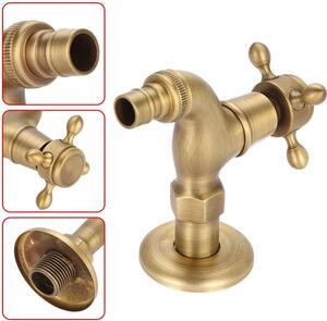 Design classico europeo senza saldature, rubinetto a parete, rubinetto per acqua fredda, lavello da cucina, rubinetto a parete, rubinetto vintage