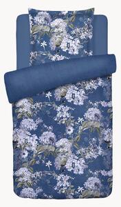 Set lenzuola in raso di cotone Hortensia, varie misure