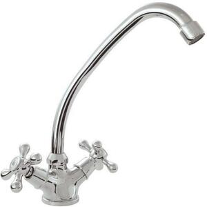 Miscelatore monocomando rousseau beverley acciaio inox ottone