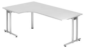 Bümö Scrivania Serie-N - Decorazione: bianco, dimensioni: scrivania angolare 200 x 120 cm