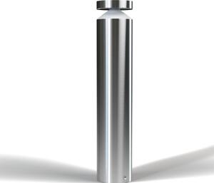 OSRAM Lampioncino LED ENDURA STYLE CYLINDER, acciaio inossidabile 50 cm CYLINDER, Alluminio / Grigio / Zincato, Acciaio Inox, Moderno, Lampada da esterni
