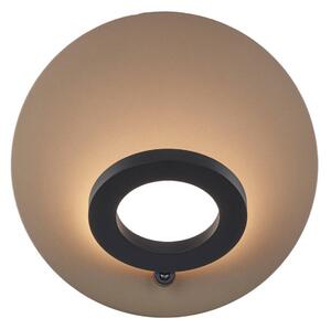 Knapstein Applique da parete a LED Meggi, dimmerabile, Bronzo / Ottone antico, Soggiorno / Sala da pranzo, Metallo, Moderno, Applique a LED