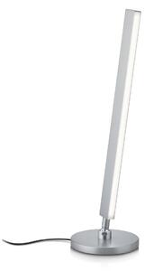 Knapstein Lampada da tavolo a LED Kosma, dimmerabile, Alluminio / Grigio / Zincato, Soggiorno / Sala da pranzo, Ottone, Moderno, Lampada da tavolo LED