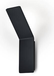 Knapstein Applique da parete a LED Ava, dimmerabile, Nero, Soggiorno / Sala da pranzo, Alluminio, Moderno, Applique a LED