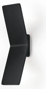 Knapstein Applique da parete a LED Ada, dimmerabile, Nero, Soggiorno / Sala da pranzo, Alluminio, Moderno, Applique a LED