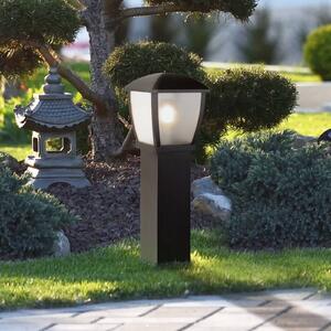 Searchlight Lampioncino da giardino Seattle, dimmerabile, Nero, Alluminio, Lampada da esterni