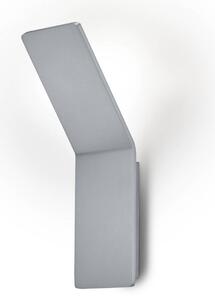 Knapstein Applique da parete a LED Ava, dimmerabile, Alluminio / Grigio / Zincato, Soggiorno / Sala da pranzo, Alluminio, Moderno, Applique a LED