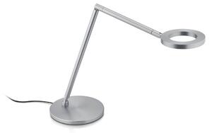 Knapstein Lampada da scrivania Tessa-T, dimmerabile, Alluminio / Grigio / Zincato, Studio / Ufficio, Ottone, Moderno, Lampada da tavolo LED
