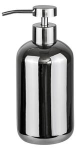 Dispenser per sapone argentato in ceramica 200 ml Lotus – Mette Ditmer Denmark