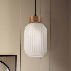 Lampada a sospensione in vetro Harmony Lamkur, dimmerabile, Bianco / Opale, Soggiorno / Sala da pranzo, Vetro, Scandinavo, Lampada a sospensione