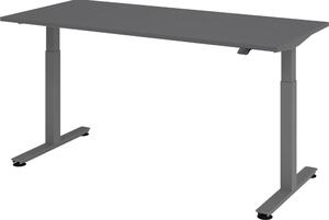 Scrivania elettrica bümö XMST - Finitura: grafite, struttura: grafite, dimensioni: 180 x 80 cm
