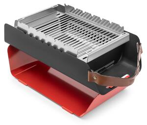 Barbecue a carbone, tavolo grill portatile con griglia in acciaio inossidabile, 5,6 kg, completo di borsa per il trasporto, disponibile in 4 colori