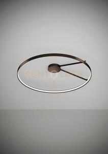Anello lampada da soffitto bronzo spazzolato diam.109cm 2700k 3832