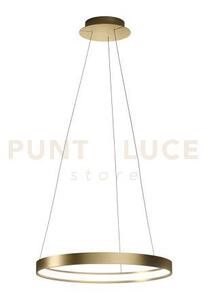 Anello lampadario a sospensione oro spazzolato diam.55cm 2700k 266