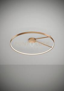 Anello lampada da soffitto rame spazzolato diam.109cm 2700k 3832lm