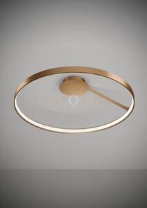 Anello lampada da soffitto rame spazzolato diam.78cm 2700k 2761lm 47w