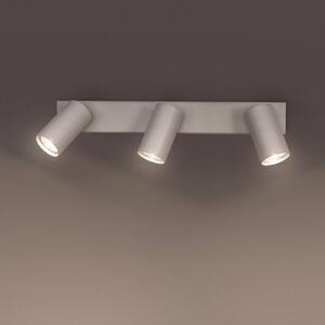 OSRAM Faretto da soffitto OCTAGON, bianco, a 3 luci, GU10-LED 927 dimmerabile, Bianco / Opale, Soggiorno / Sala da pranzo, Metallo, Moderno