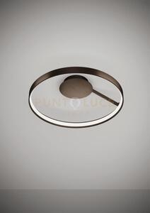 Anello lampada da parete o soffitto bronzo spazzolato diam.55cm 27