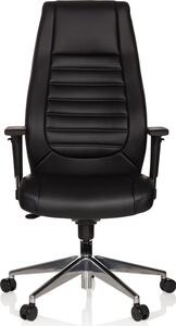 Hjh OFFICE Sedia professionale direzionale VITORO Sedia da ufficio ergonomica con braccioli (regolabile in altezza) Sedia girevole in per ufficio, casa