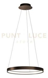 Anello lampadario a sospensione bronzo spazzolato diam.55cm 2700k 2
