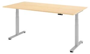 Scrivania elettrica bümö XDSM - Finitura: acero, struttura: argento, dimensioni: 200 x 100 cm
