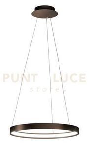 Anello lampadario a sospensione bronzo spazzolato diam.78cm 3000k 3