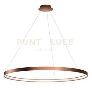 Anello lampadario a sospensione rame opaco spazzolato diam.109cm 27