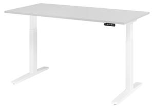 Scrivania elettrica bümö XMKA - Dimensioni: 160 x 80 cm, Decorazione: Grigio, Struttura: Bianco