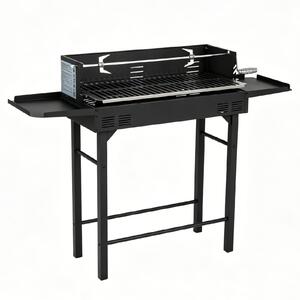 Costway Barbecue a carbonella da esterno in metallo portatile