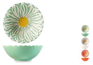 Set 6 coppette coupe Fiore in ceramica decorata cm 16