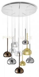 Beba lampadario a sospensione 10 luci -(3 veri piccoli trasparenti