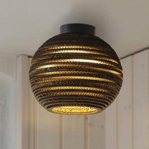 OSRAM Plafoniera soffitto BALL, dimmerabile, Marrone / Ruggine, Soggiorno / Sala da pranzo, Carta / Lunolit / Lunopal, Plafoniera